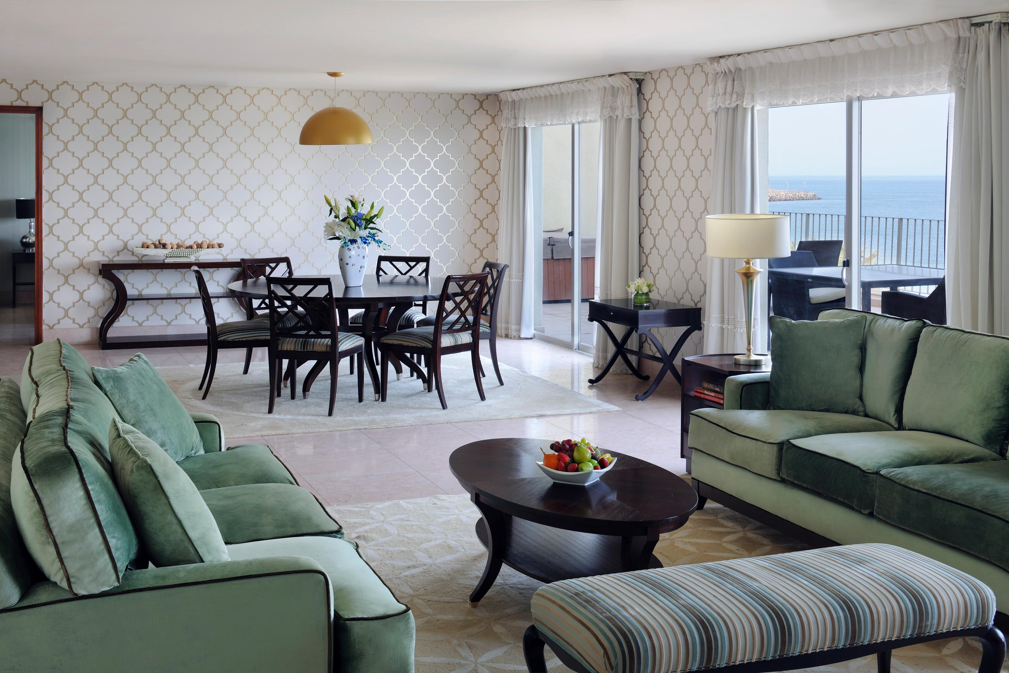 Moevenpick Hotel & Resort Al Bida'A Salmiya Exteriér fotografie A living room at the Atlantis Resort